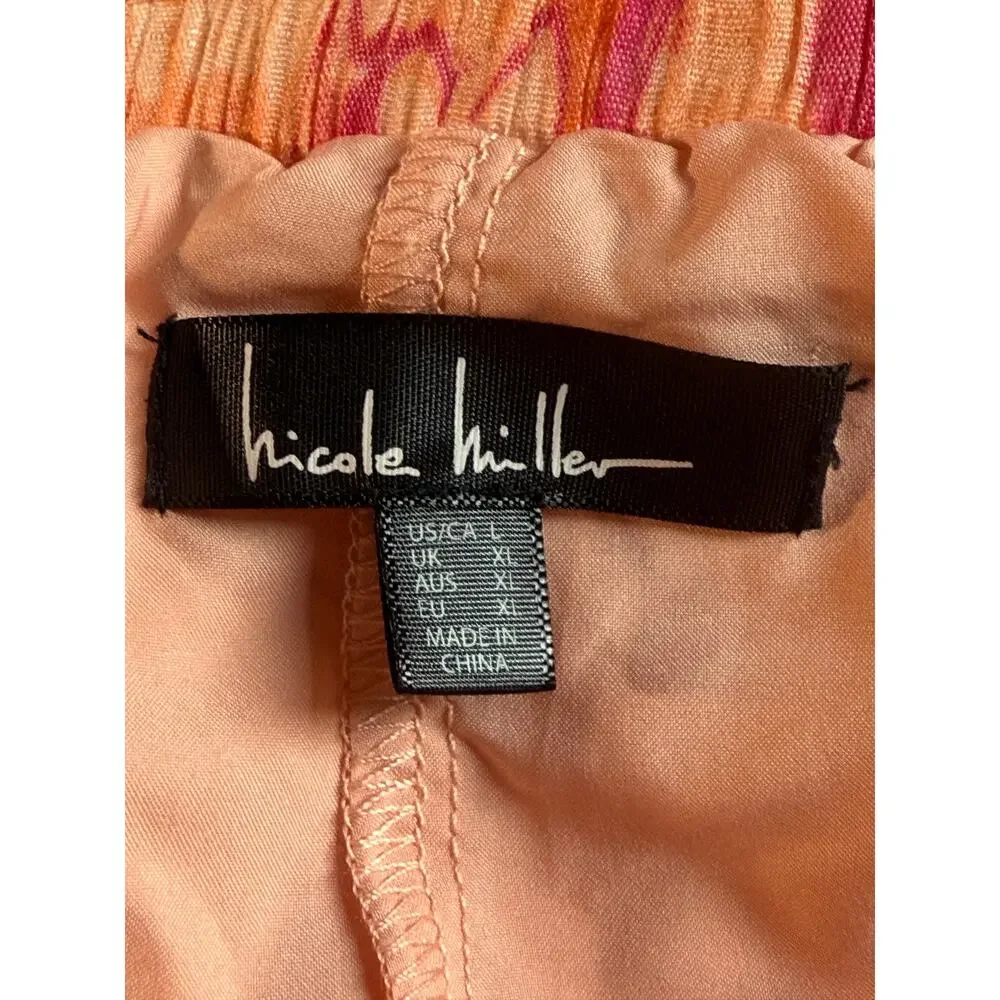 Nicole Miller New York Amber Double Tiered Pull-on Ruffled Skort Set Size Large